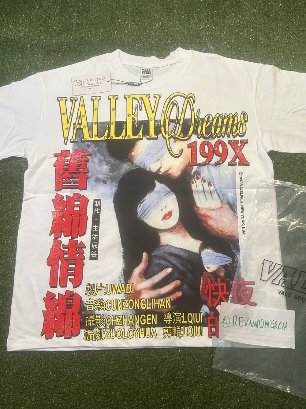 Valley Dreams 199X White Graphic Mens Tee